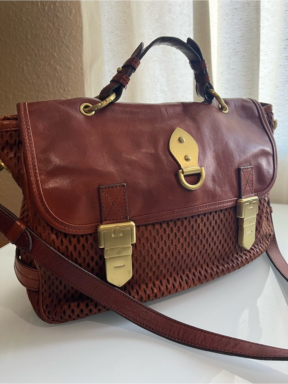 MULBERRY RARE TILLIE MESH SATCHEL - Picture 14 of 16